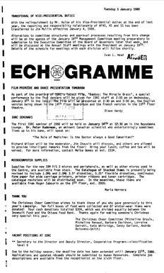 Echogrammes for 1988