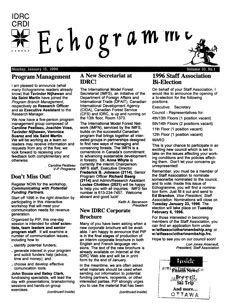 Echogrammes for 1996